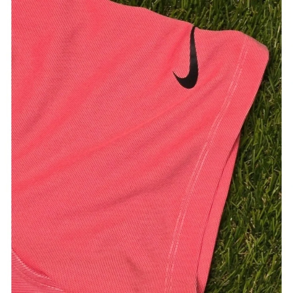 Nike‎ Golf Torrey Pines Polo Shirt XXL Men's Dri-Fit Coral Salmon Performance